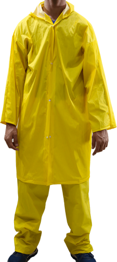 Conjunto Capa de Chuva Amarela - Total Capas