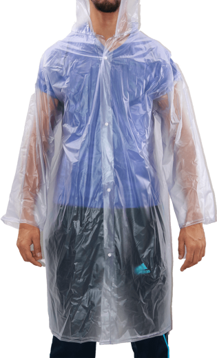 Capa de Chuva Transparente com Botões - Total Capas